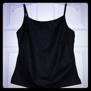 Bonkers sexy black animal print tank top in medium